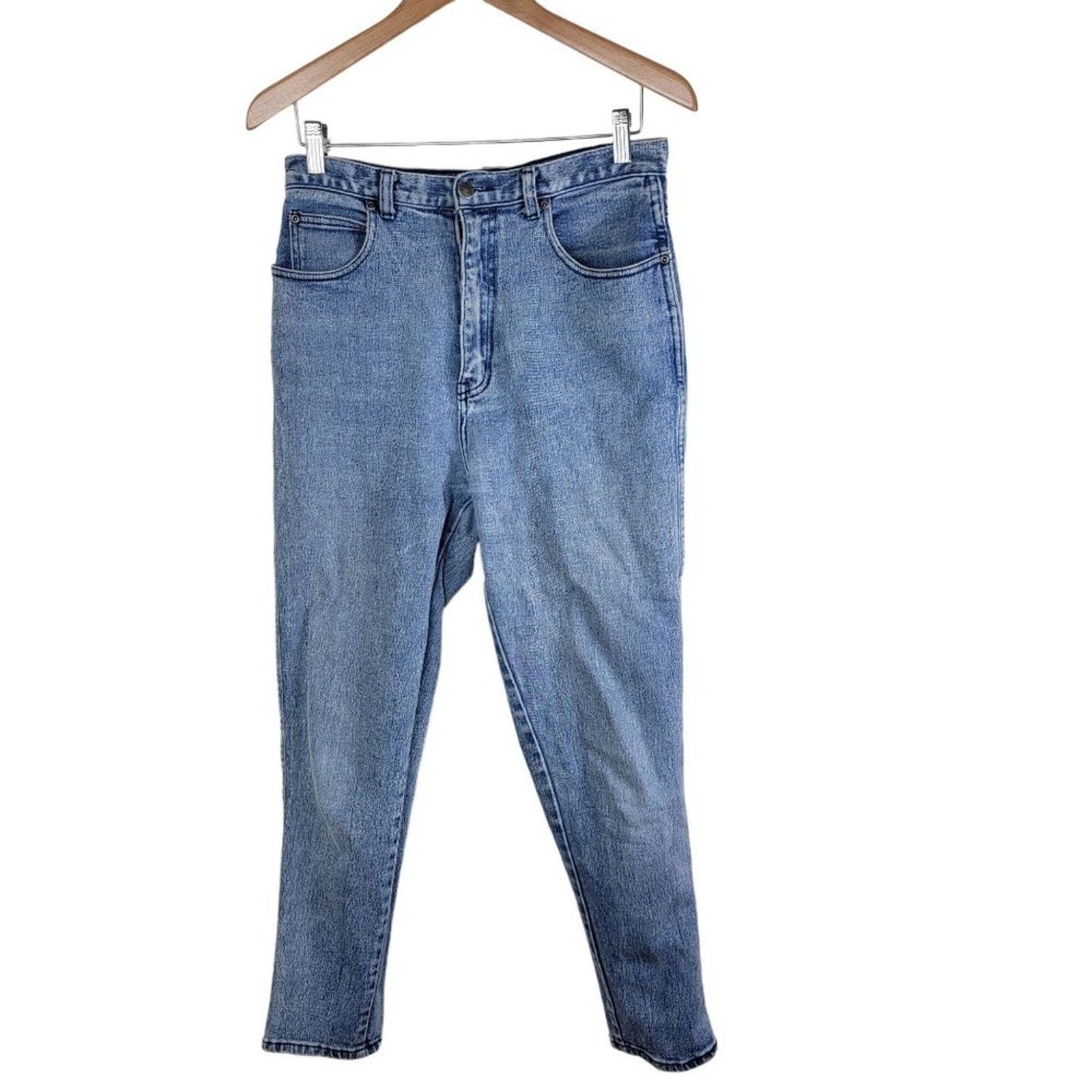 Vintage Pure Jeanswear Vintage 80s High Rise 13" Acid Wash Size 30" / US 8 / IT 44 - 7 Thumbnail