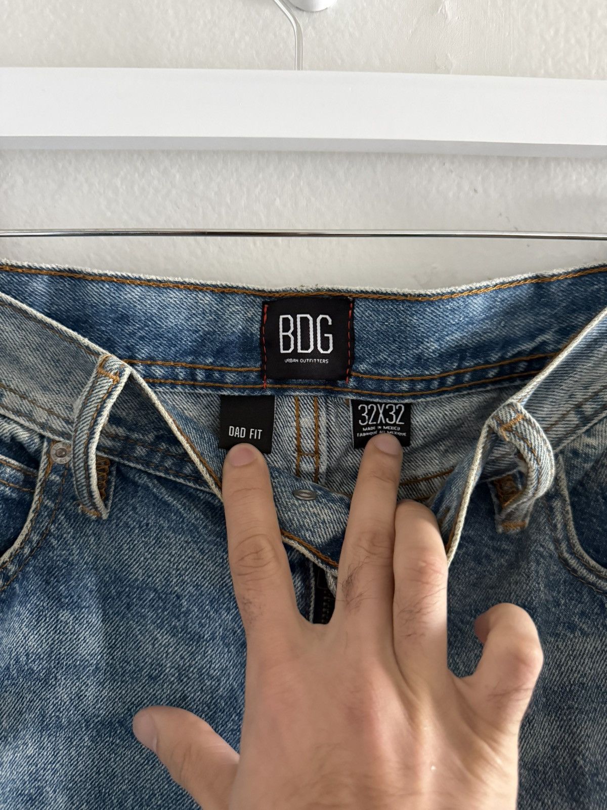 Bdg BDG UO Relaxed Dad Fit Denim Jeans Pants Blue Stone-Wash Size US 32 / EU 48 - 22 Thumbnail