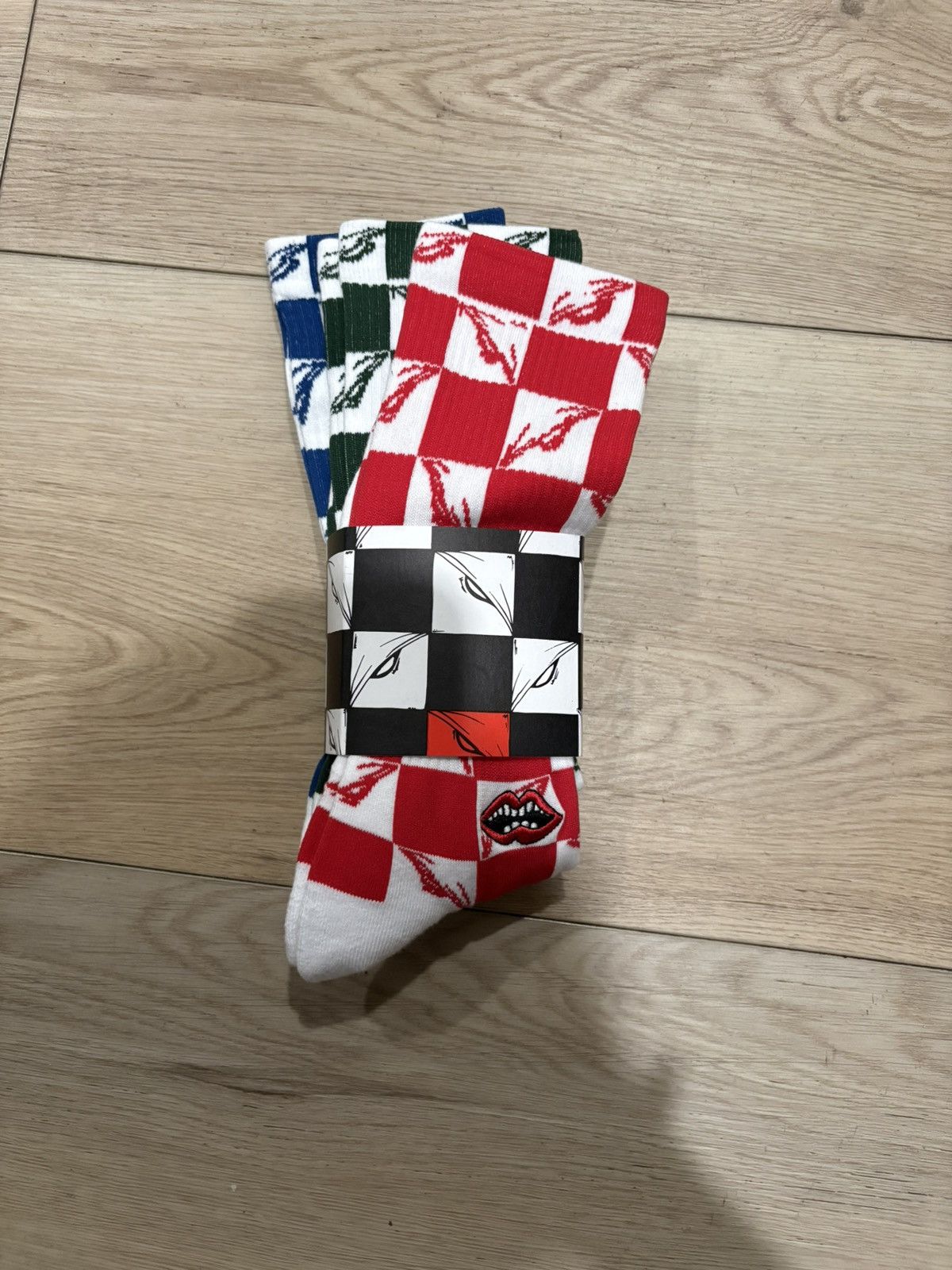 Chrome Hearts Chrome Hearts Matty Boy 99 Eye Socks Multicolor Size 4-6 Size ONE SIZE - 1 Thumbnail
