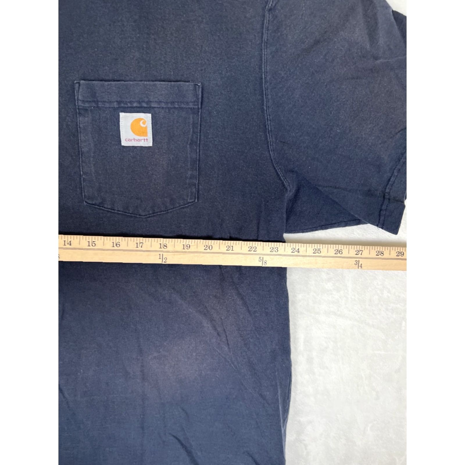 Carhartt VINTAGE Carhartt Blue Pocket Tee Shirt 2XL Regular Fit Men’s K87 90s Grunge Size US XXL / EU 58 / 5 - 7 Thumbnail