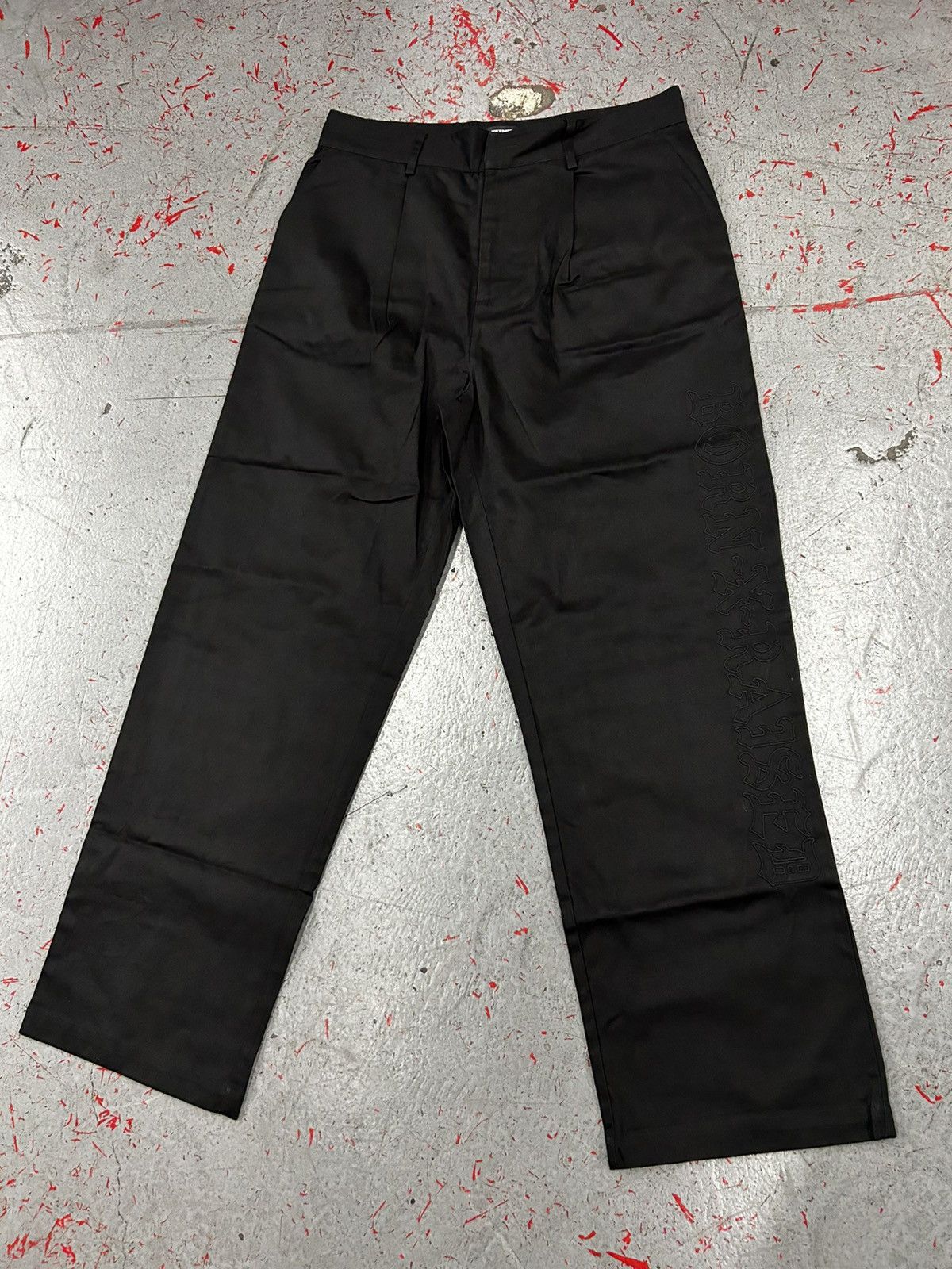 Born X Raised Born x Raised Embroidered Black Pants Size XL NEW Size US 34 / EU 50 - 1 Thumbnail