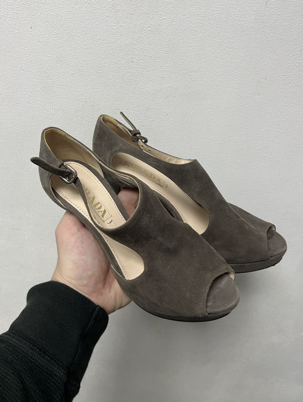 Prada Vintage Prada Women Luxury Heels Size 37 Size US 7 / IT 37 - 3 Thumbnail