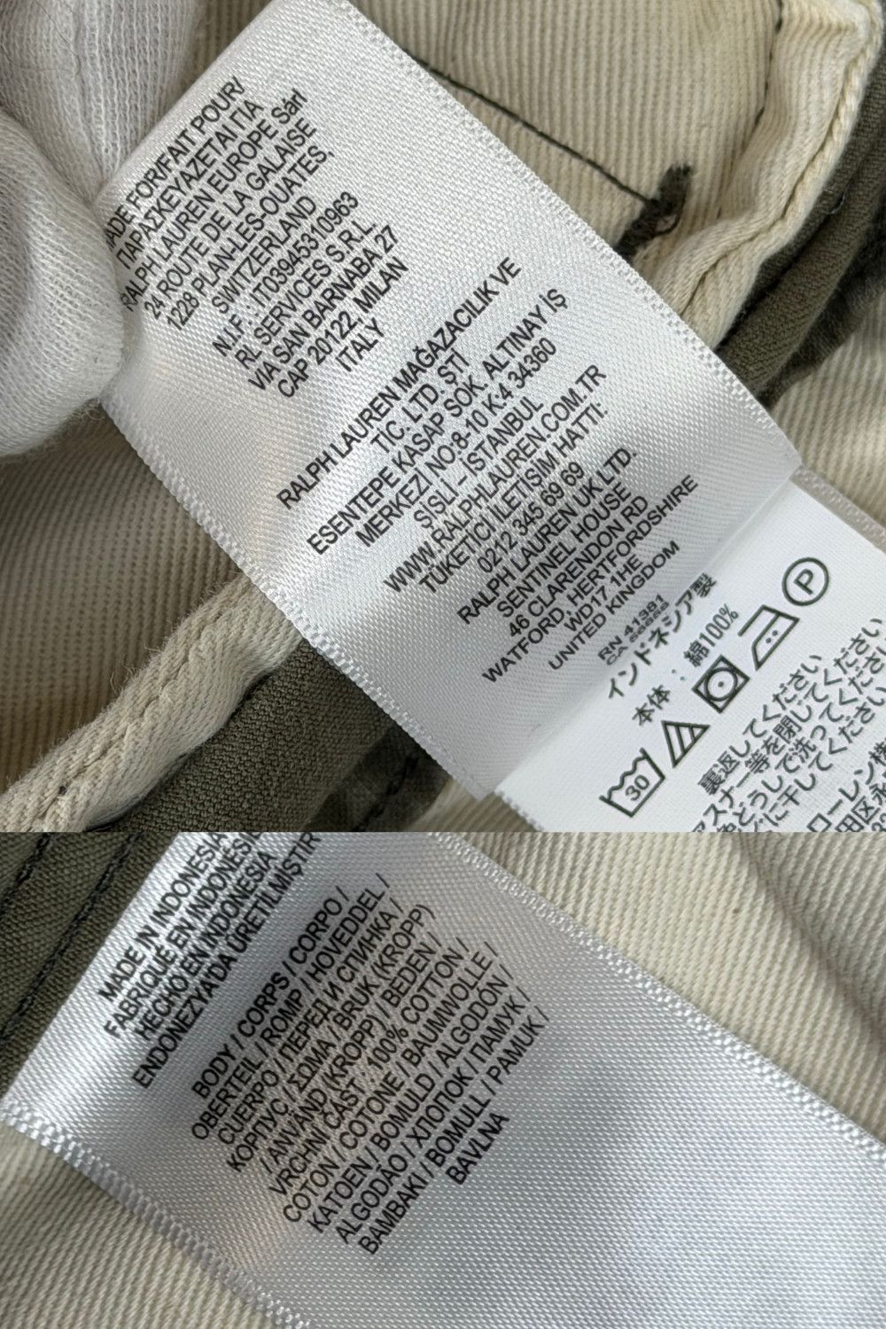 Polo Ralph Lauren RRL Ralph Lauren General Purpose Utility Cargo Pants Khaki Size US 30 / EU 46 - 15 Thumbnail