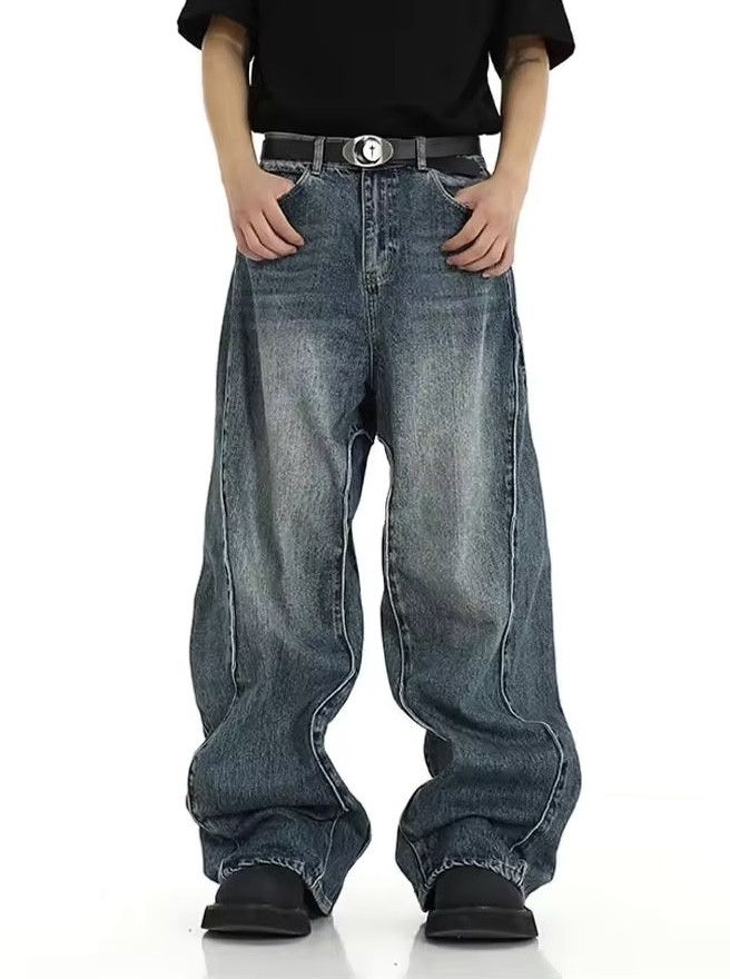 Japanese Brand High-end Curve Splicing Jeans Size US 30 / EU 46 - 1 Thumbnail