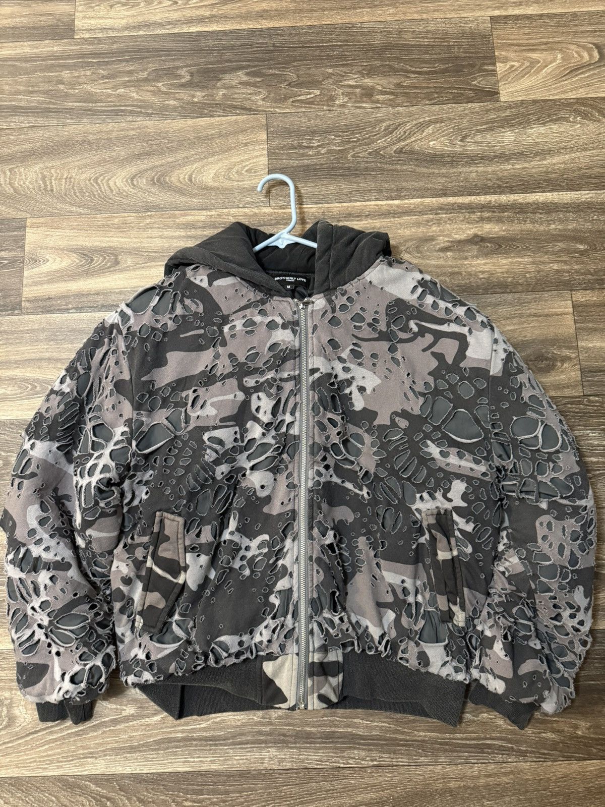 Brotherly Love Brotherly Love Mudcamo Burnedweb Nylon Bomber Jacket Size US M / EU 48-50 / 2 - 1 Thumbnail
