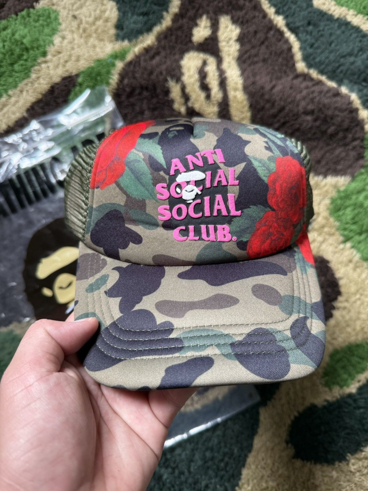Anti Social Social Club × Bape Bape x Anti Social Social Club Cap Size ONE SIZE - 2 Thumbnail