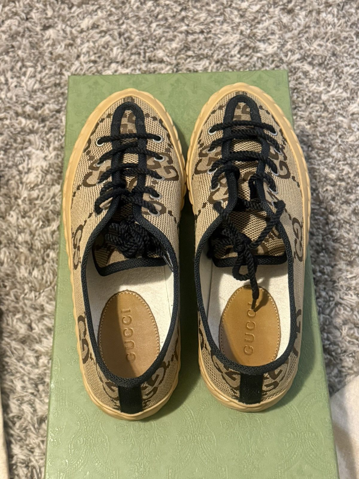 Gucci Gucci Maxi GG Low Top Sneakers Size US 6.5 / EU 39-40 - 3 Thumbnail