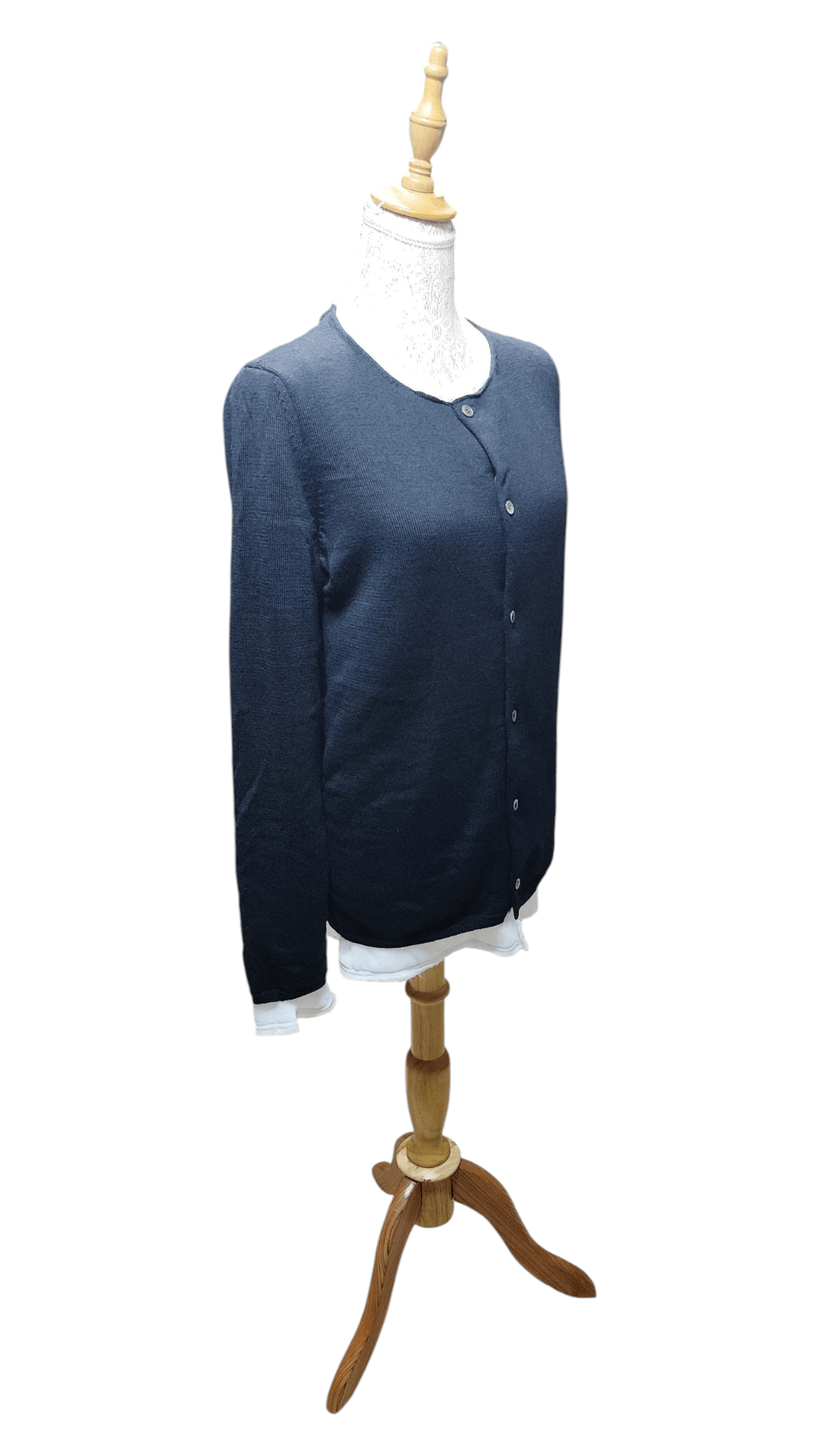 Comme des Garcons COMME des GARCONS Wool Padded Layered Cardigan Women's Size L / US 10 / IT 46 - 3 Thumbnail