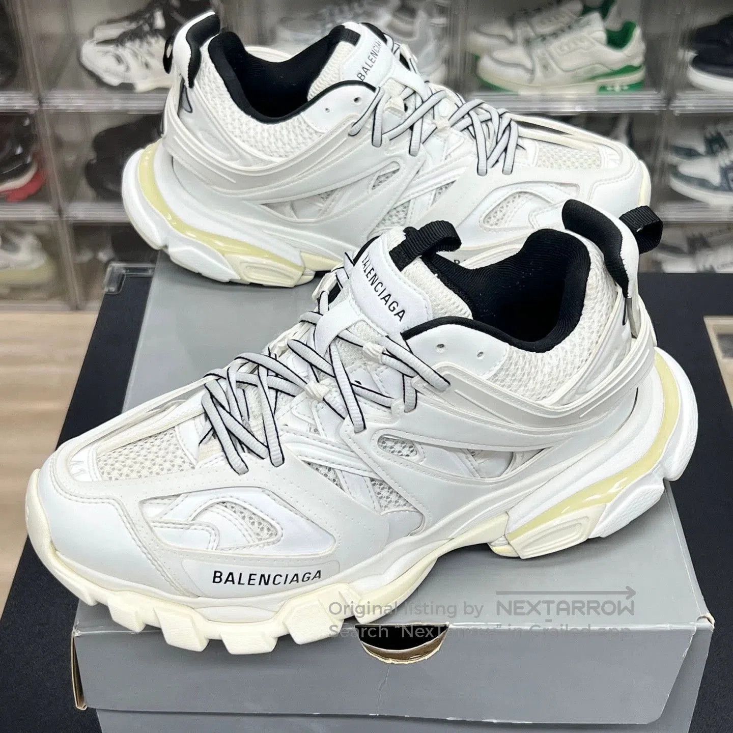 Balenciaga Balenciaga Track Sneakers in White and Black. Size US 8 / EU 41 - 1 Thumbnail