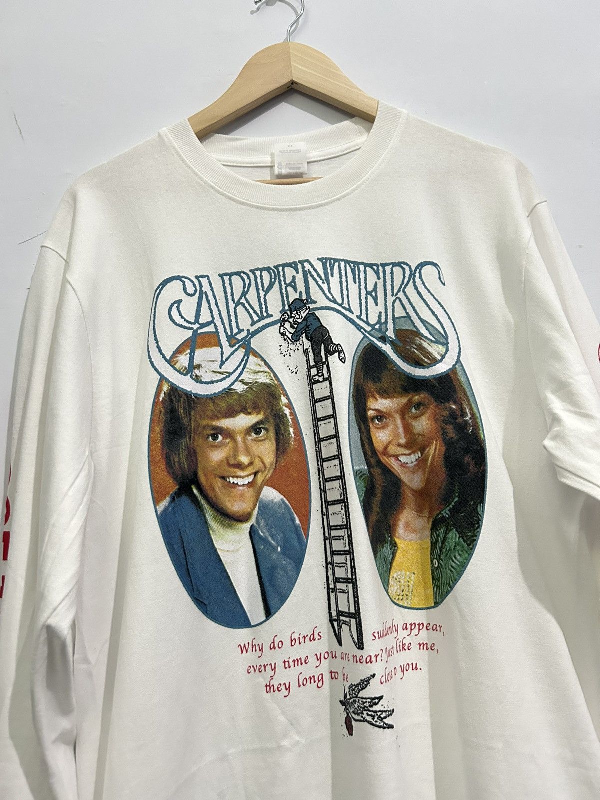 Band Tees × Vintage The Carpenters - Close to You Tribute Tshirt Size US XL / EU 56 / 4 - 2 Thumbnail