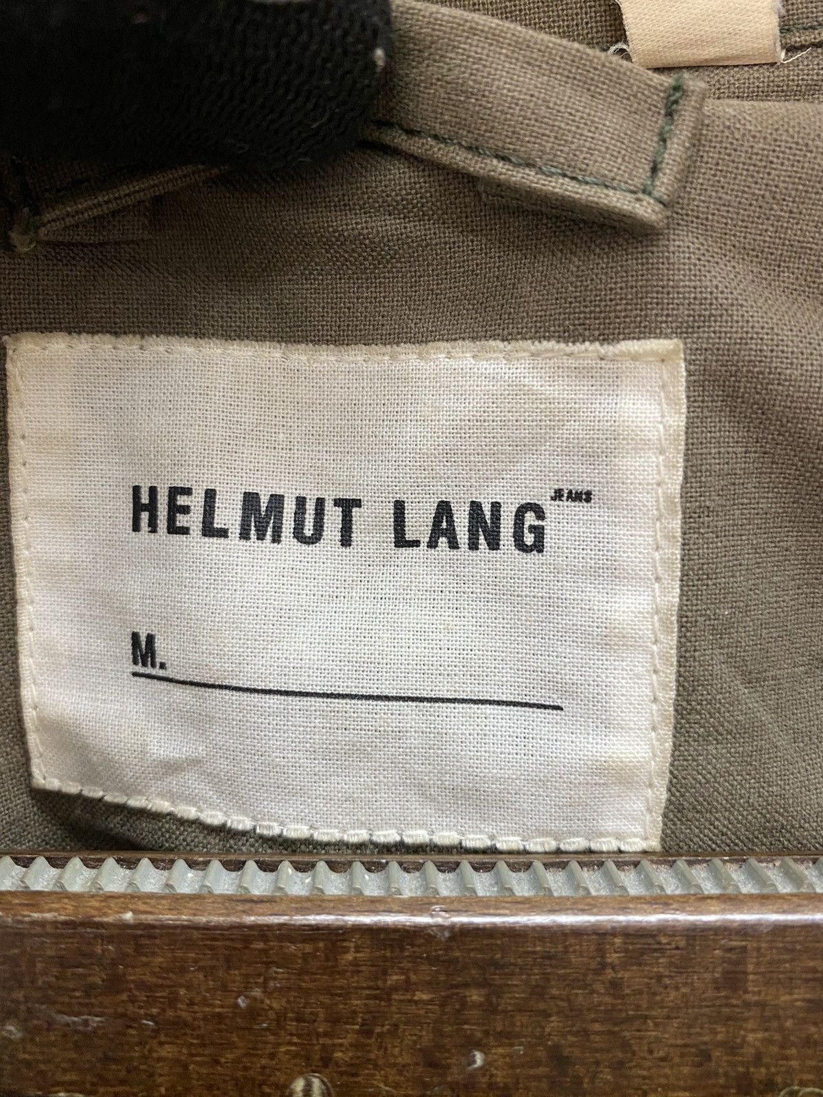 Helmut Lang × Vintage Vtg Helmut Lang 90’s Bondage Military Jacket Size US S / EU 44-46 / 1 - 12 Thumbnail