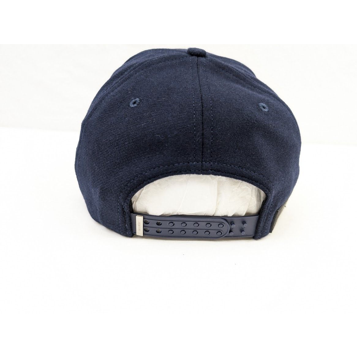 Amiri o1rshd1 Size: OS / Wool/Leather MA Hat / Cap in Navy Size ONE SIZE - 11 Thumbnail