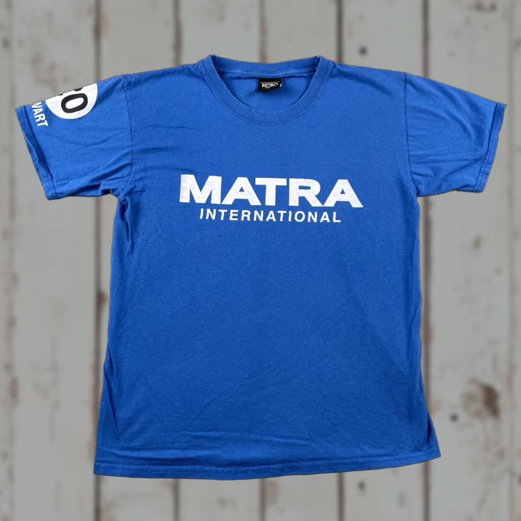 Champion VINTAGE Retro GP Threads Shirt Matra International 1969 Champions Racing Medium Blue Shirt Mens M Blue Retro GP Racing 1960s United Kingdom Size US M / EU 48-50 / 2 - 1 Thumbnail