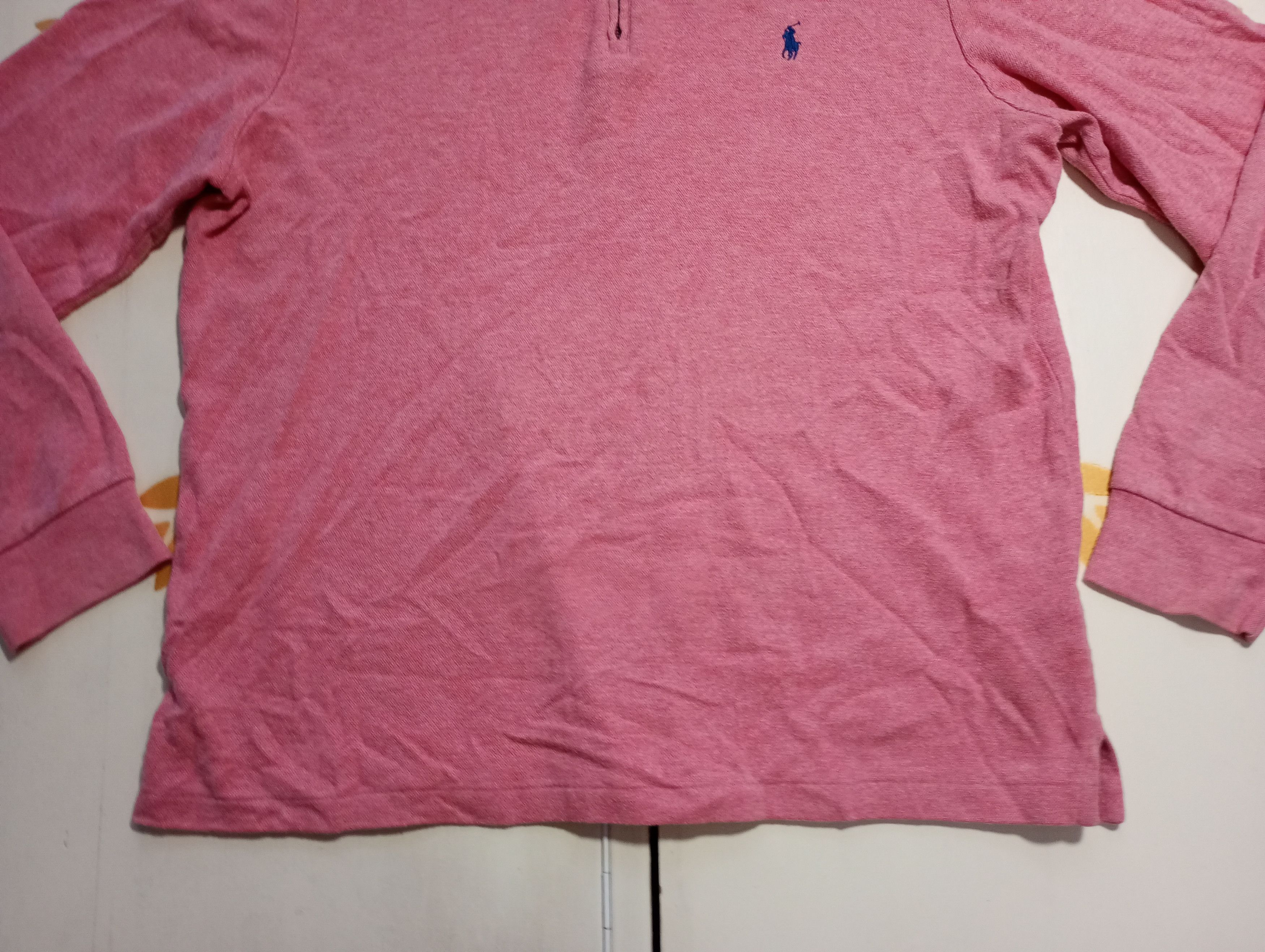Polo Ralph Lauren Vintage Polo Ralph Lauren 1/4 Quarter Zip Basic Logo Sweater Size US L / EU 52-54 / 3 - 3 Thumbnail