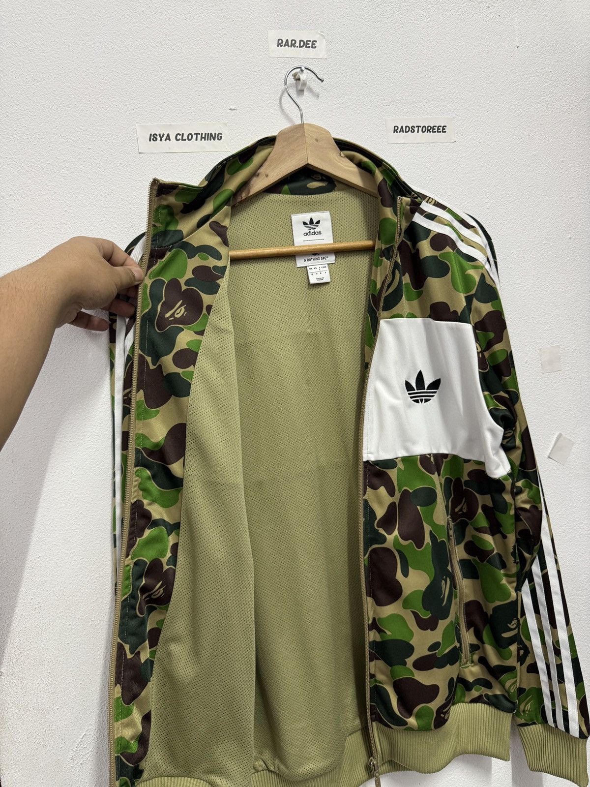 Adidas × Bape Adidas x Bape Firebird Camo Track Jacket Size US L / EU 52-54 / 3 - 9 Thumbnail