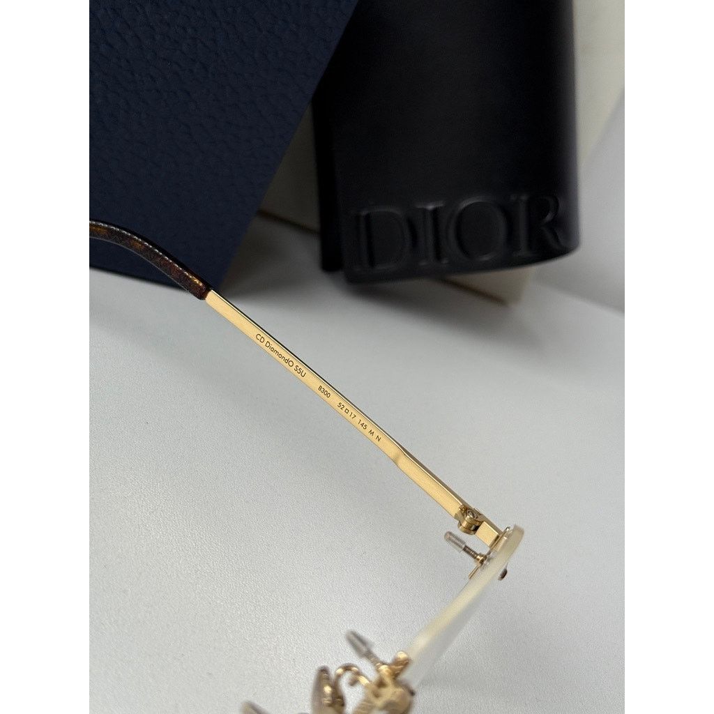 Dior NEW Dior CD DiamondO S5U Rimless Titanium Eyeglasses Frames Size ONE SIZE - 5 Thumbnail