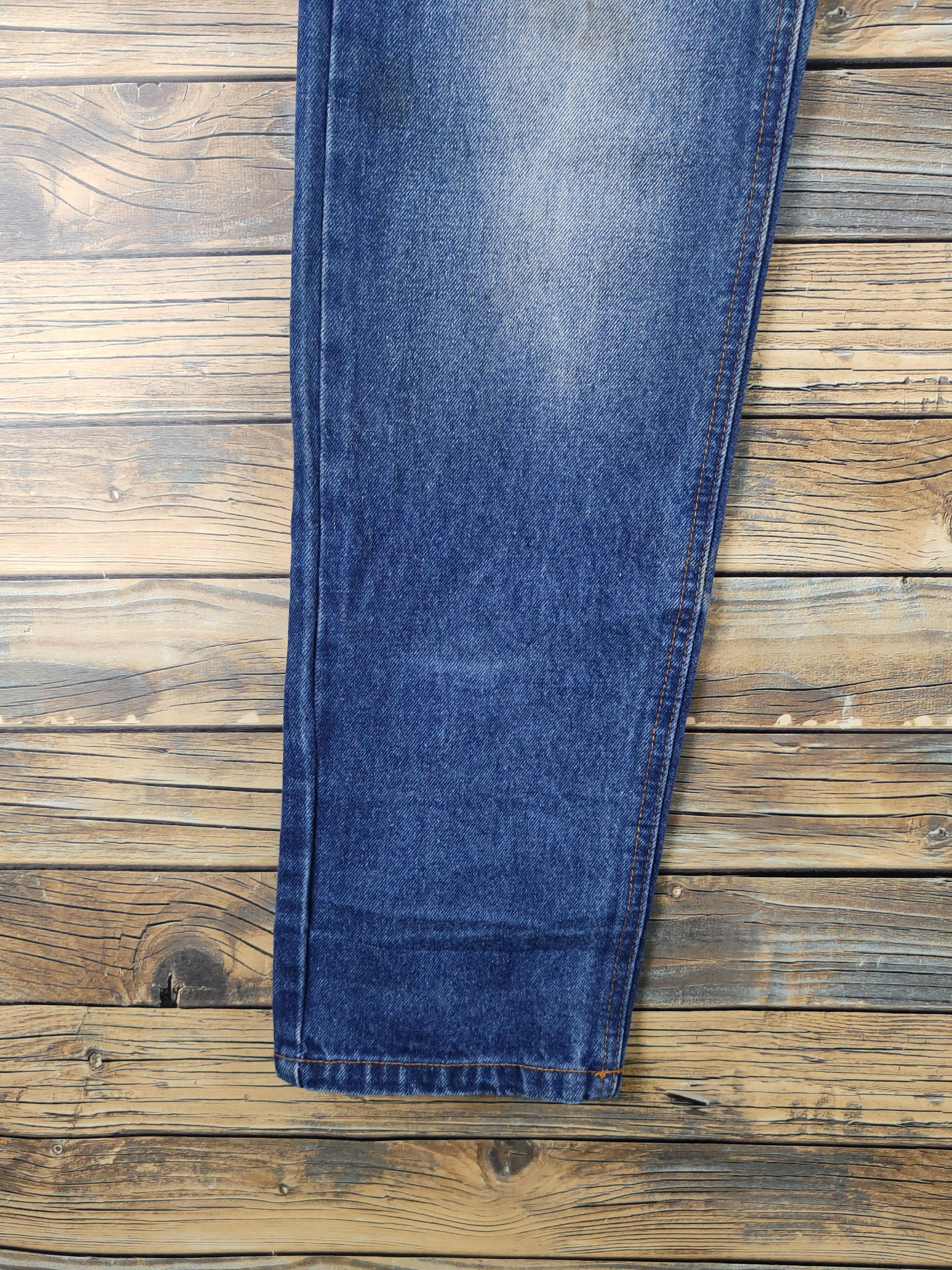 Japanese Brand Japan skull Blue Distressed Ripped denim Jeans #W1306 Size 33" - 4 Thumbnail
