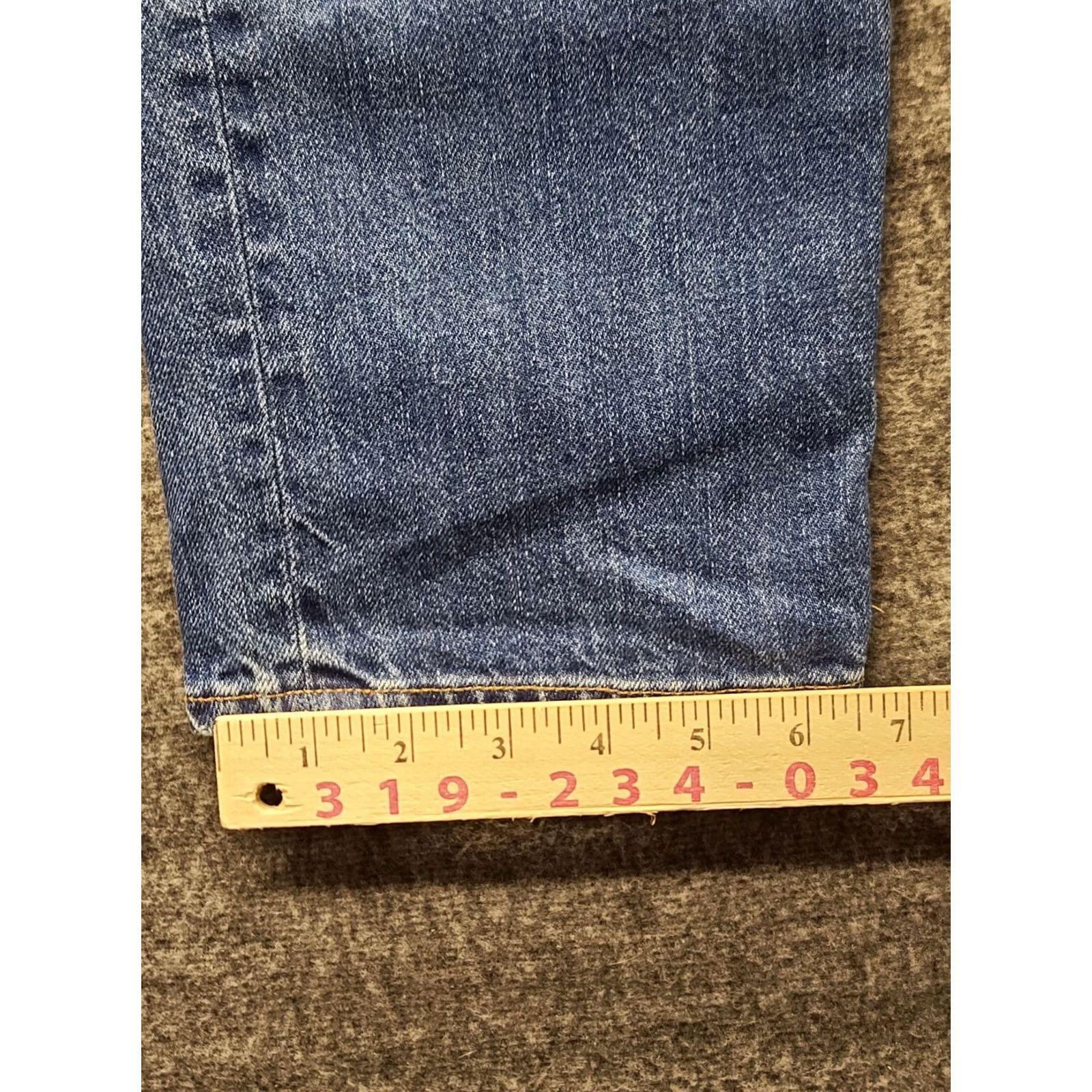 Madewell Madewell Jeans Women 24x28 Regular Fit Straight Leg Medium Wash Denim Cotton Blue 90s Bohemian City Preppy Distressed Stretch Mens Womens Girls Size 42" / US 20 - 7 Thumbnail