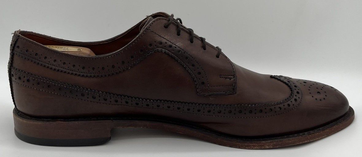 Allen Edmonds Allen Edmonds MCGREGOR Wingtip Dark Brown Leather Size 12D Size US 12 / EU 45 - 5 Thumbnail