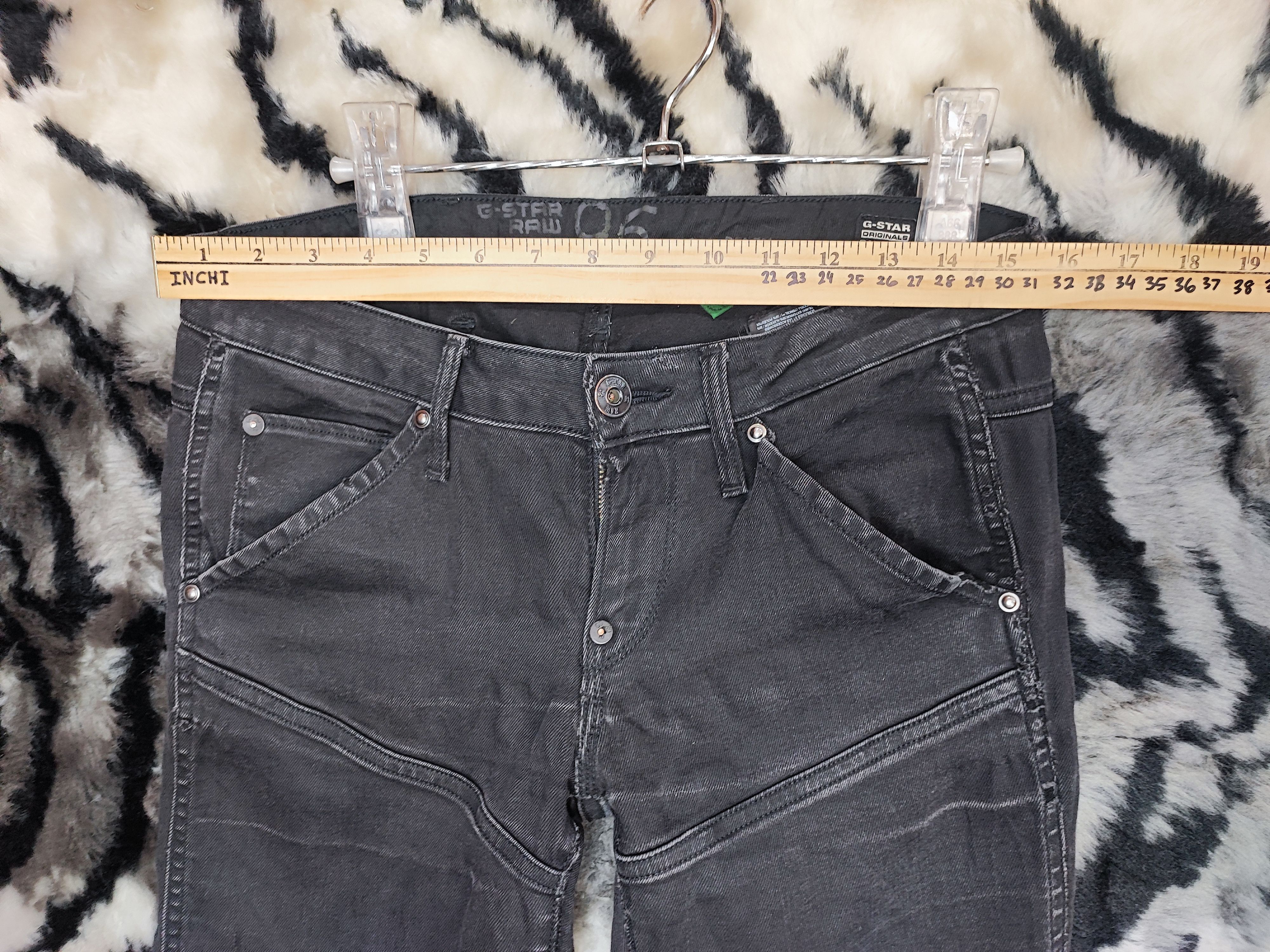 G-Star Mens G Star Raw 96 Denim Stretch Jeans Low Rise Size US 31 - 5 Thumbnail