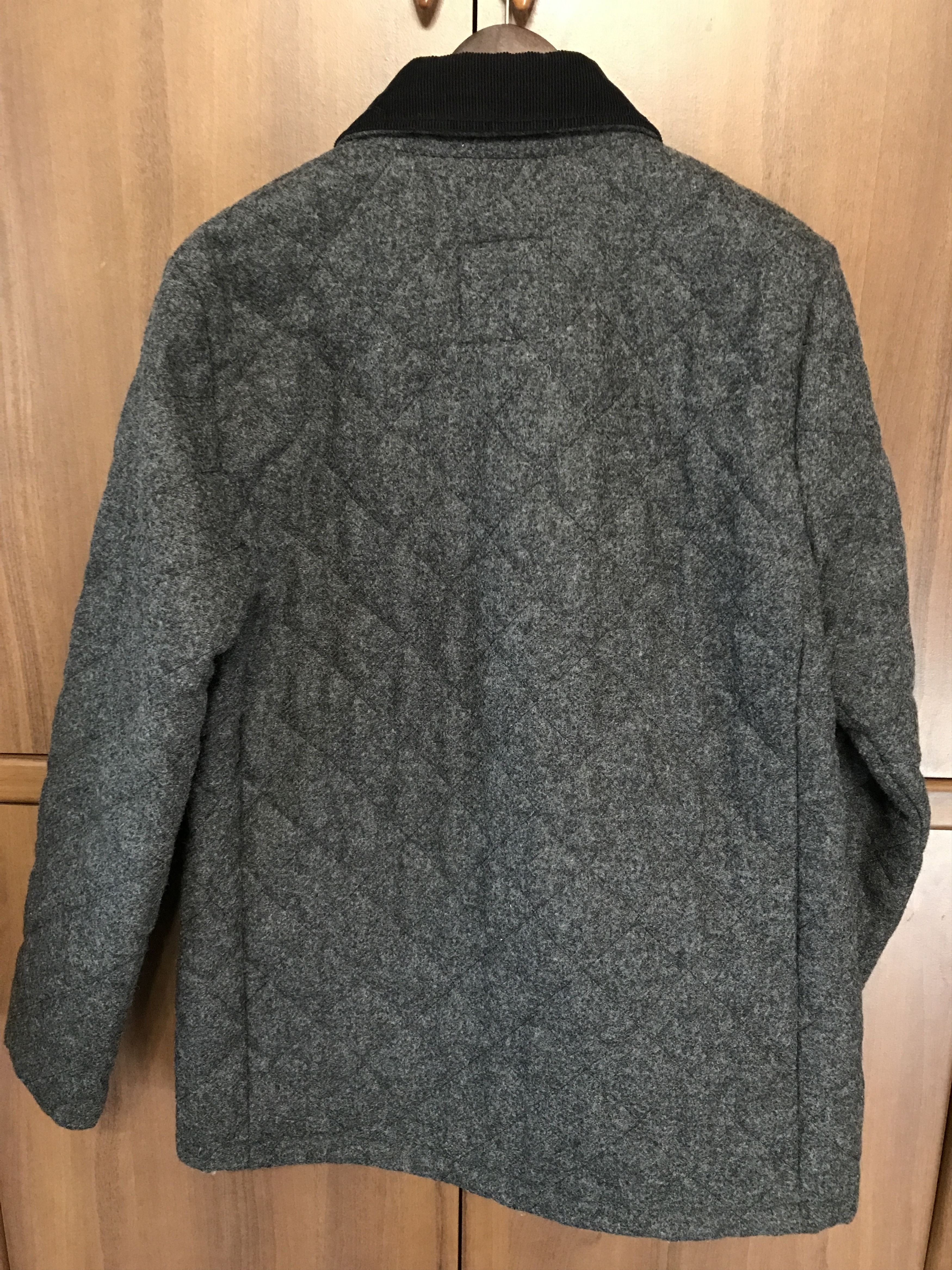 Japanese Brand Lavenham Quilted Wool Bomber Jacket Barbour Burberry Polo Size US M / EU 48-50 / 2 - 3 Thumbnail