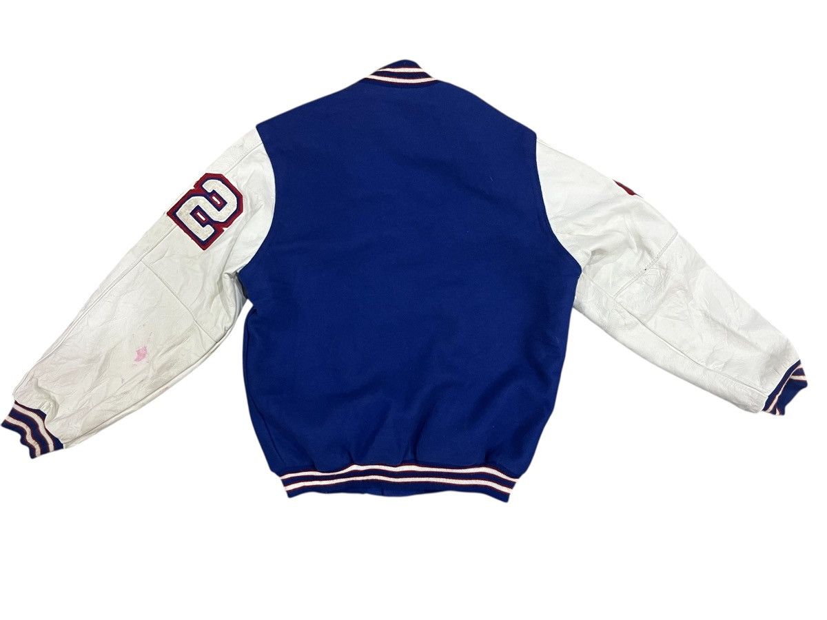 Holloway vintage HOLLOWAY varsity jaket sleeve leather Size US L / EU 52-54 / 3 - 9 Thumbnail