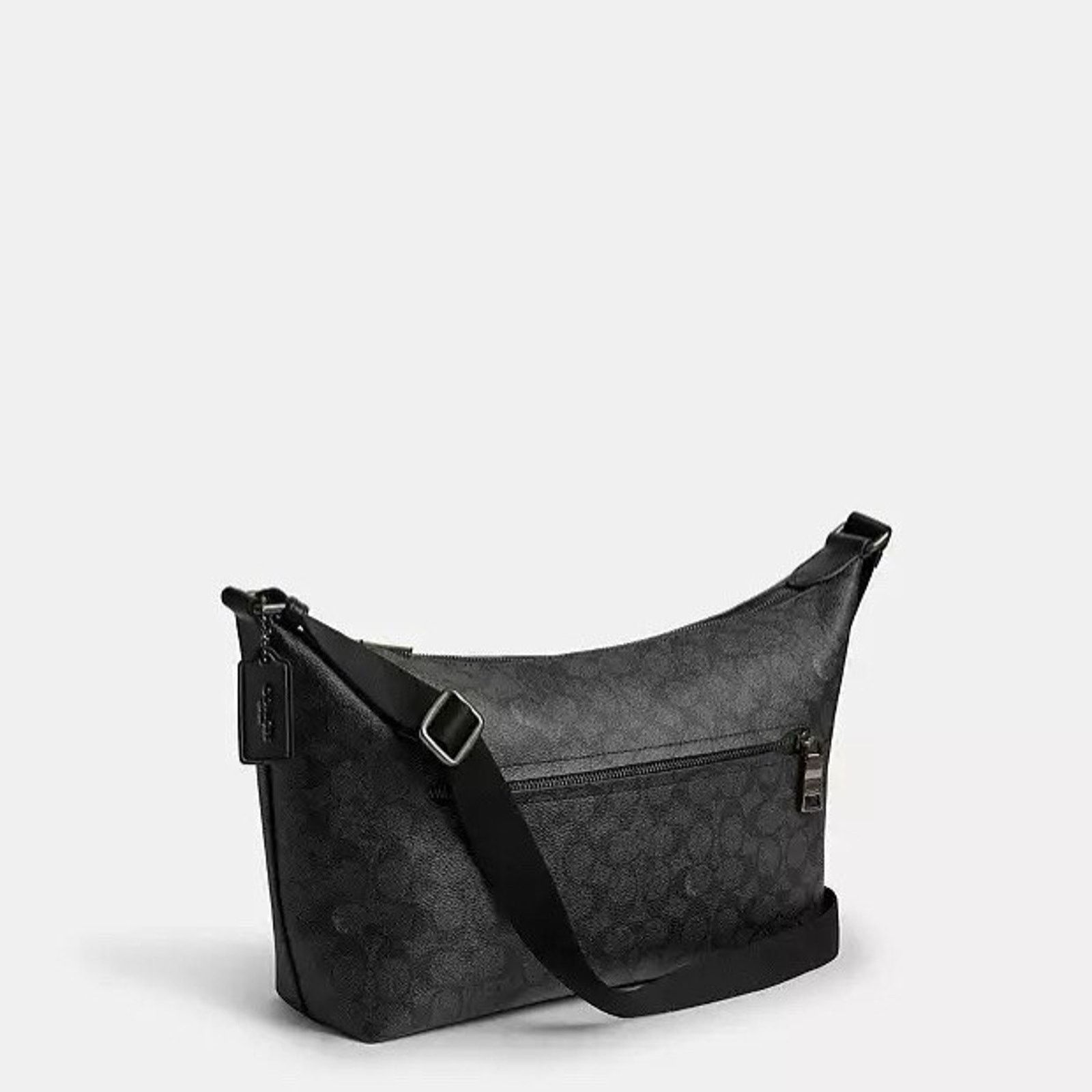 Coach NWT COACH Finn Crossbody Bag CAJ91 Gunmetal/Charcoal/Black Size ONE SIZE - 8 Thumbnail