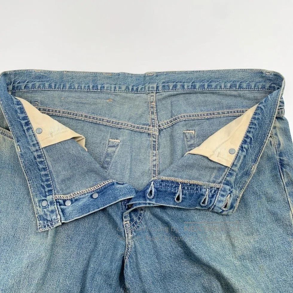 RRL Ralph Lauren vintage rrl 90s washed denim cargo pants. Size US 38 / EU 54 - 4 Thumbnail