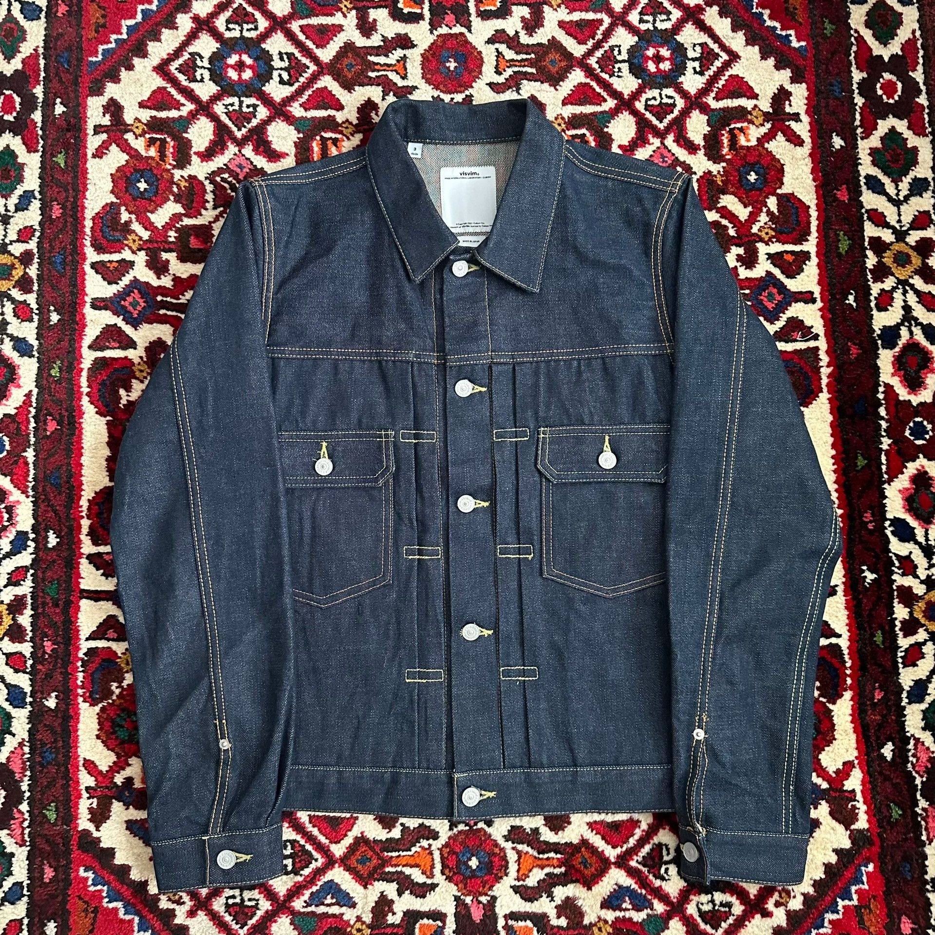 Visvim visvim 17ss 101 Raw Denim Jacket Size US L / EU 52-54 / 3 - 1 Thumbnail