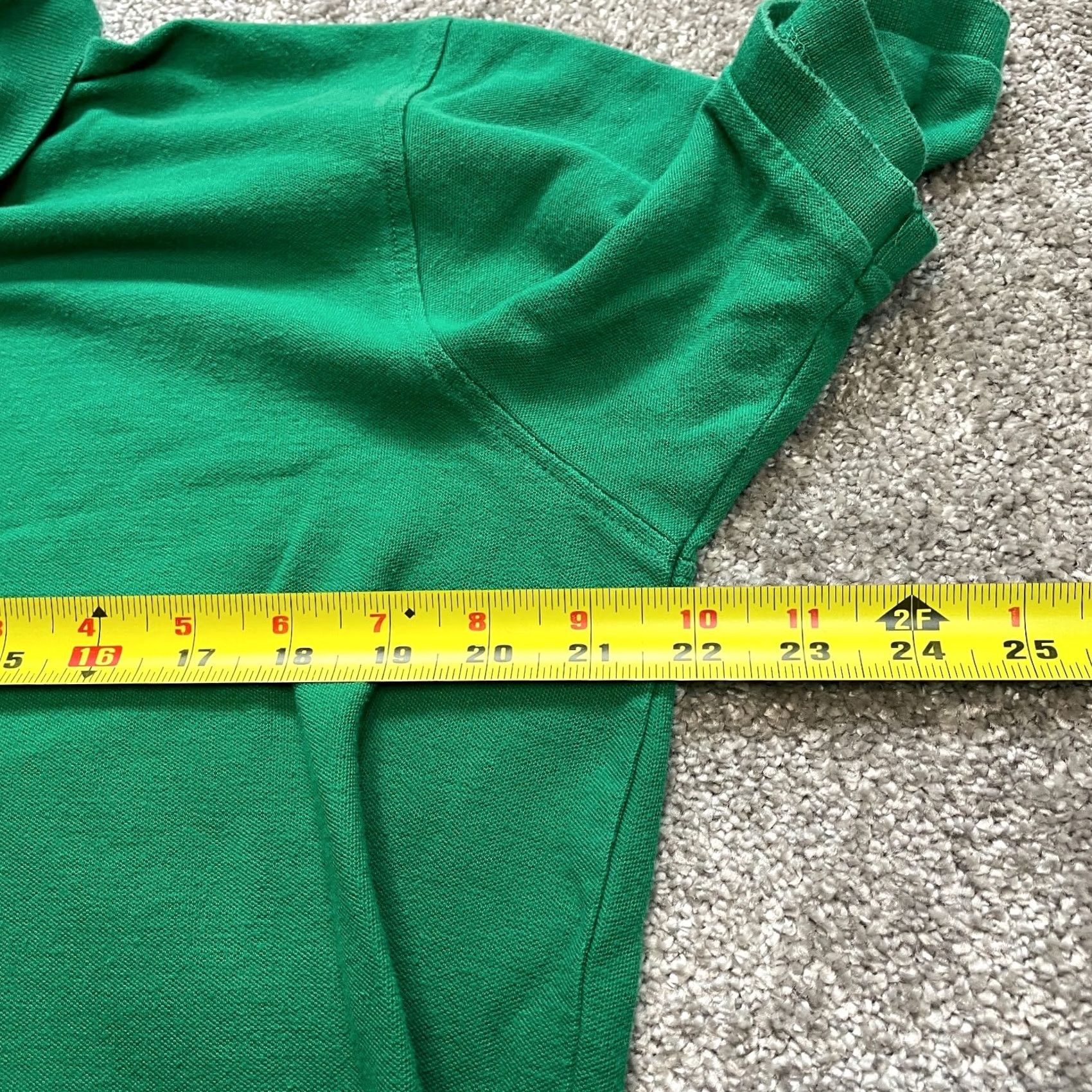 Club Room VINTAGE Club Room Polo shirt Mens Medium Green 100% Pima Cotton Preppy Golf Rugby Collar Size US M / EU 48-50 / 2 - 6 Thumbnail