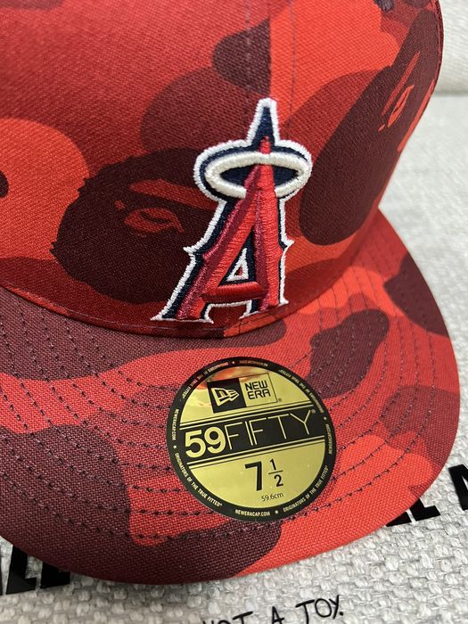 Bape BAPE X MLB X NEW ERA Japan exclusive Angels CAP | Grailed