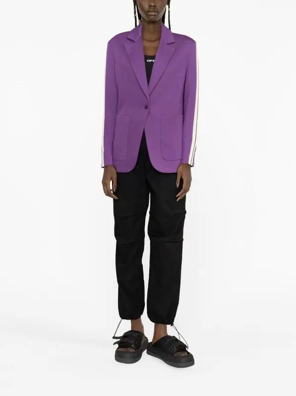 Palm Angels o1y1125 Blazer in Purple Size S / US 4 / IT 40 - 4 Thumbnail