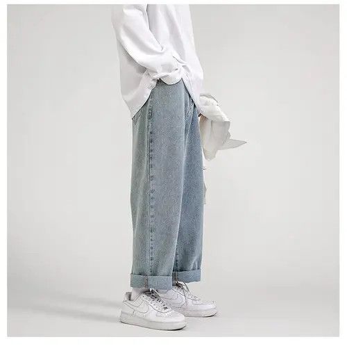 Japanese Brand Baggy Jeans Size US 34 / EU 50 - 5 Thumbnail