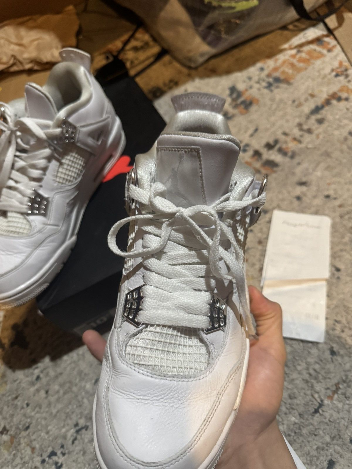 Jordan Brand Air Jordan 4 Retro Pure Money 2017 US 10.5 Size US 10.5 / EU 43-44 - 4 Thumbnail
