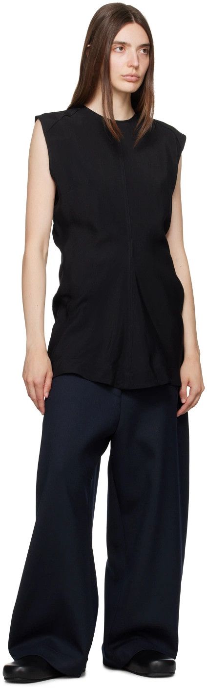 Studio Nicholson o1mle0525 Garda Tank Top in Blue Size S / US 4 / IT 40 - 2 Thumbnail