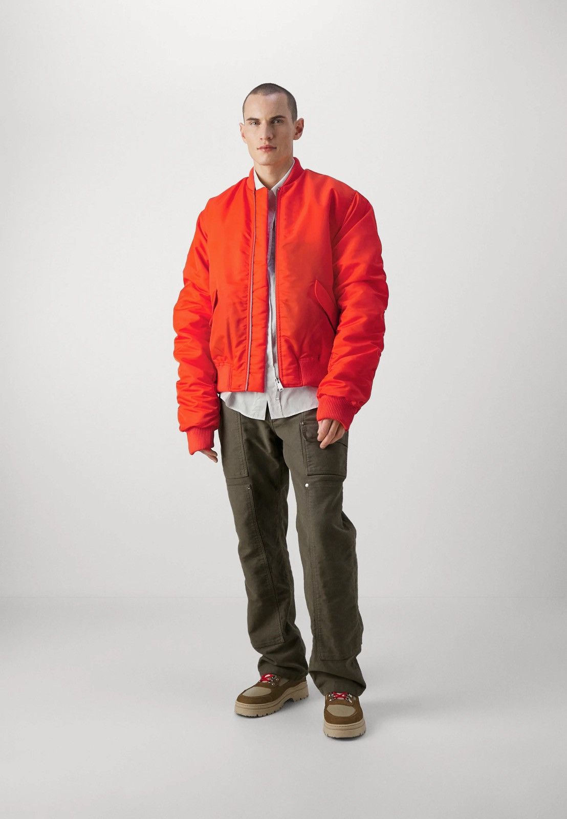 Acne Studios !DS! SS23 Won Hundred Reykjavik M Red Bomber Jacket Size US L / EU 52-54 / 3 - 6 Thumbnail