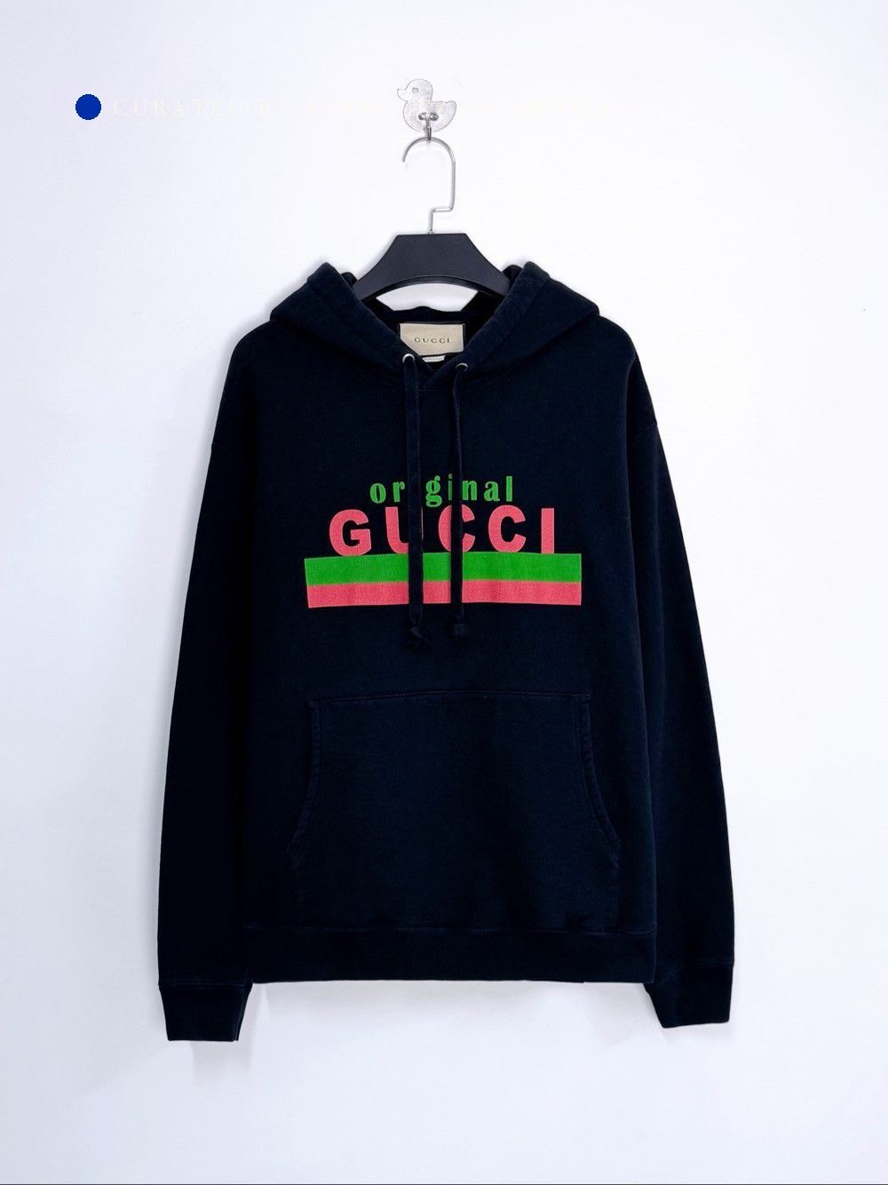 Gucci Classic Logo Hoodie in Black Size US M / EU 48-50 / 2 - 1 Thumbnail