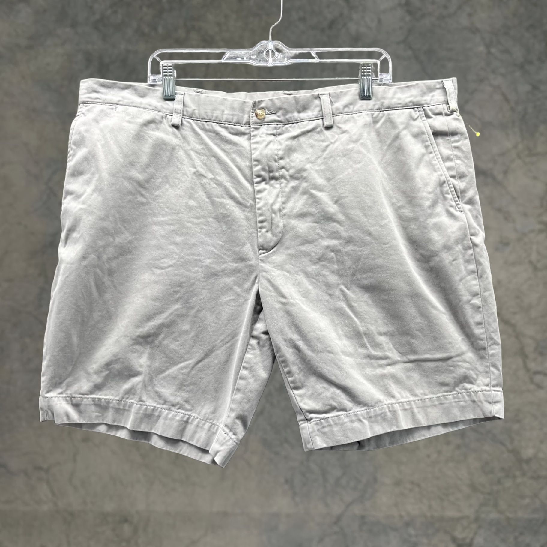Polo Ralph Lauren Polo Ralph Lauren Shorts Men 42 Adult Gray Chino Flat Front Classic Casual Pony Shirt/Shorts Size US XL / EU 56 / 4 - 1 Thumbnail