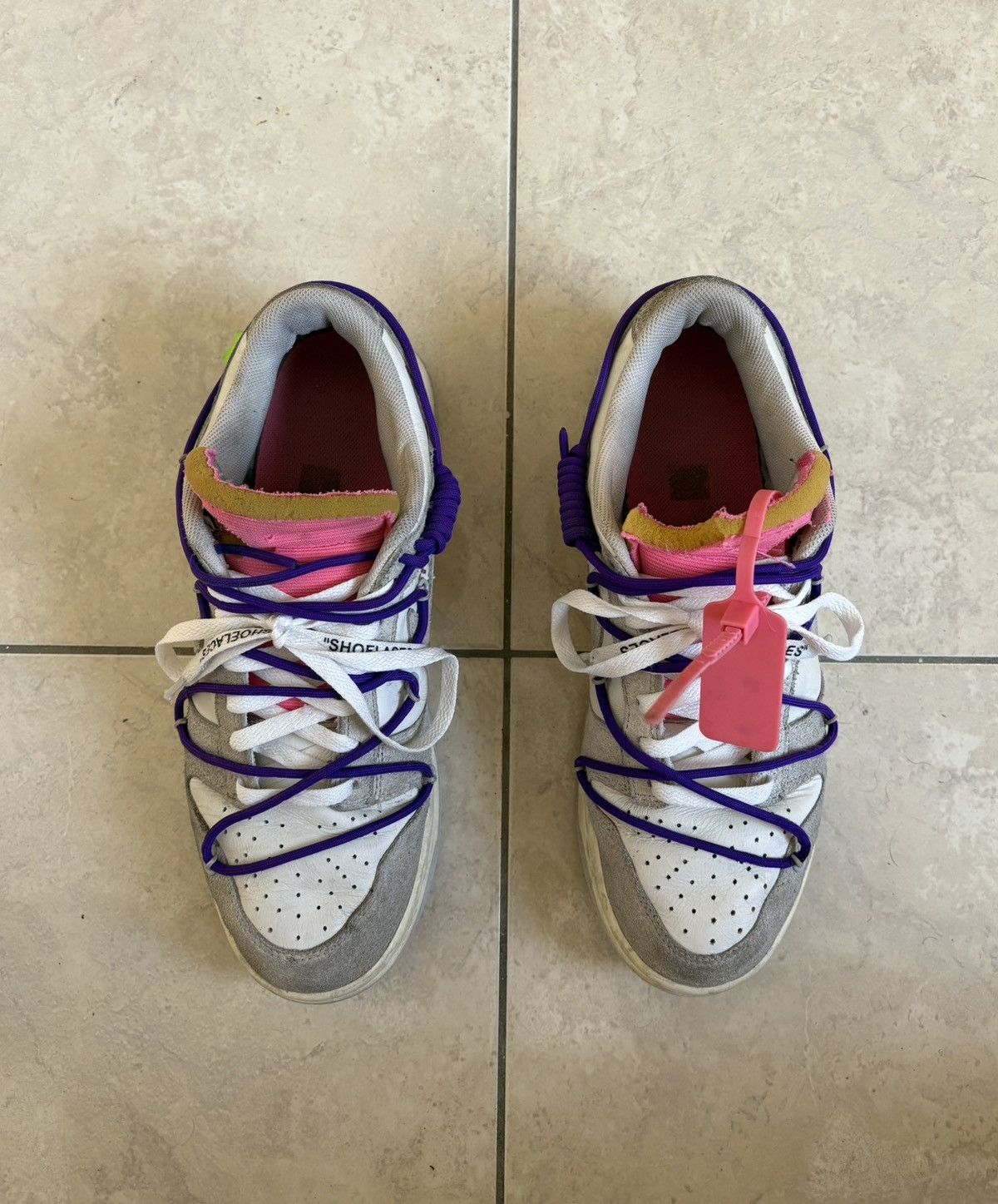 Nike × Off-White Off-White x Nike Dunk Low Lot 15 of 50 – Size EU 45 / US 11 Size US 11 / EU 44 - 5 Thumbnail