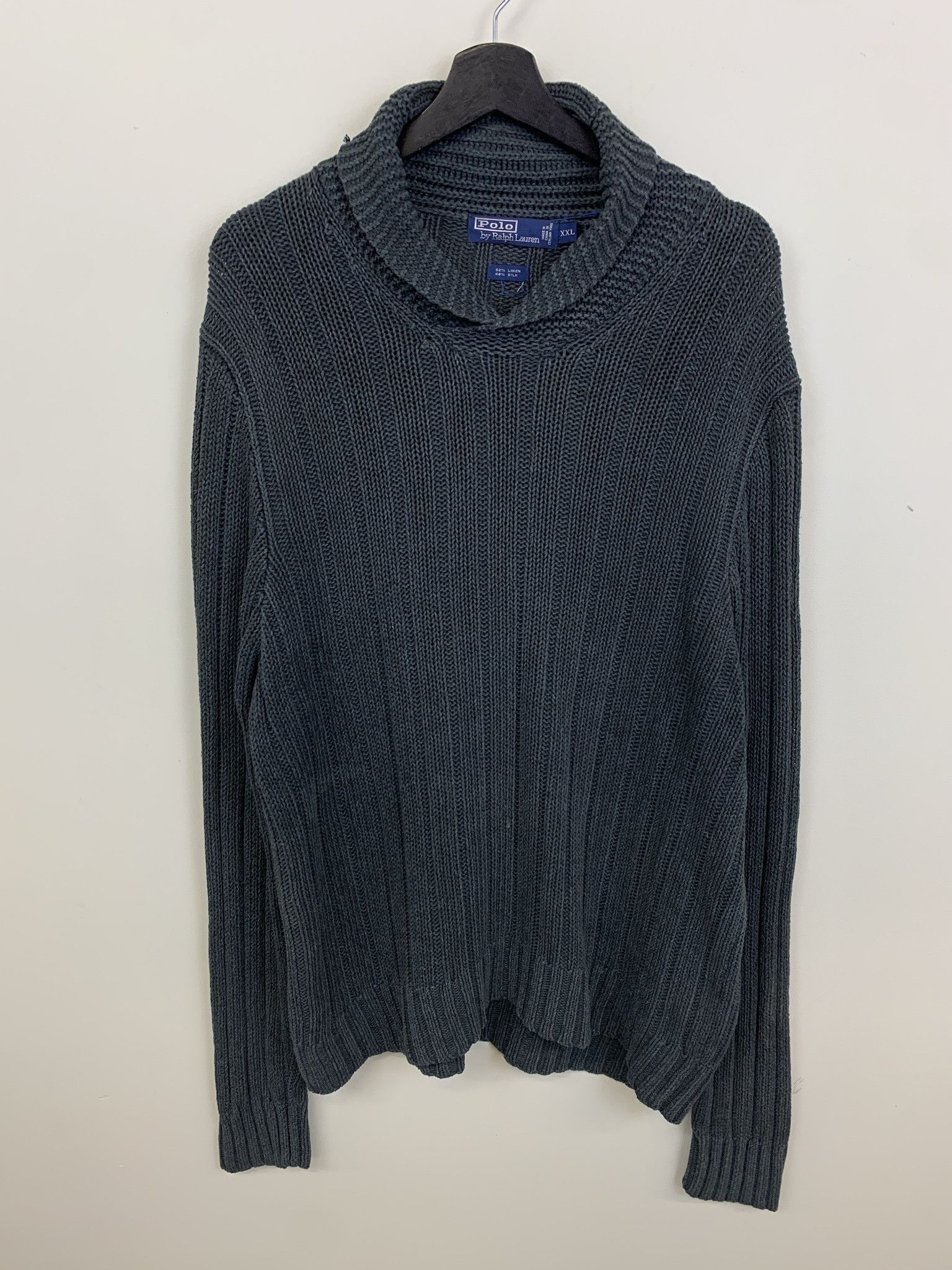 Polo Ralph Lauren Vintage Sweater 1990s Knit Polo Ralph Lauren Cowlneck Sweater Size XXL Size US XXL / EU 58 / 5 - 1 Thumbnail