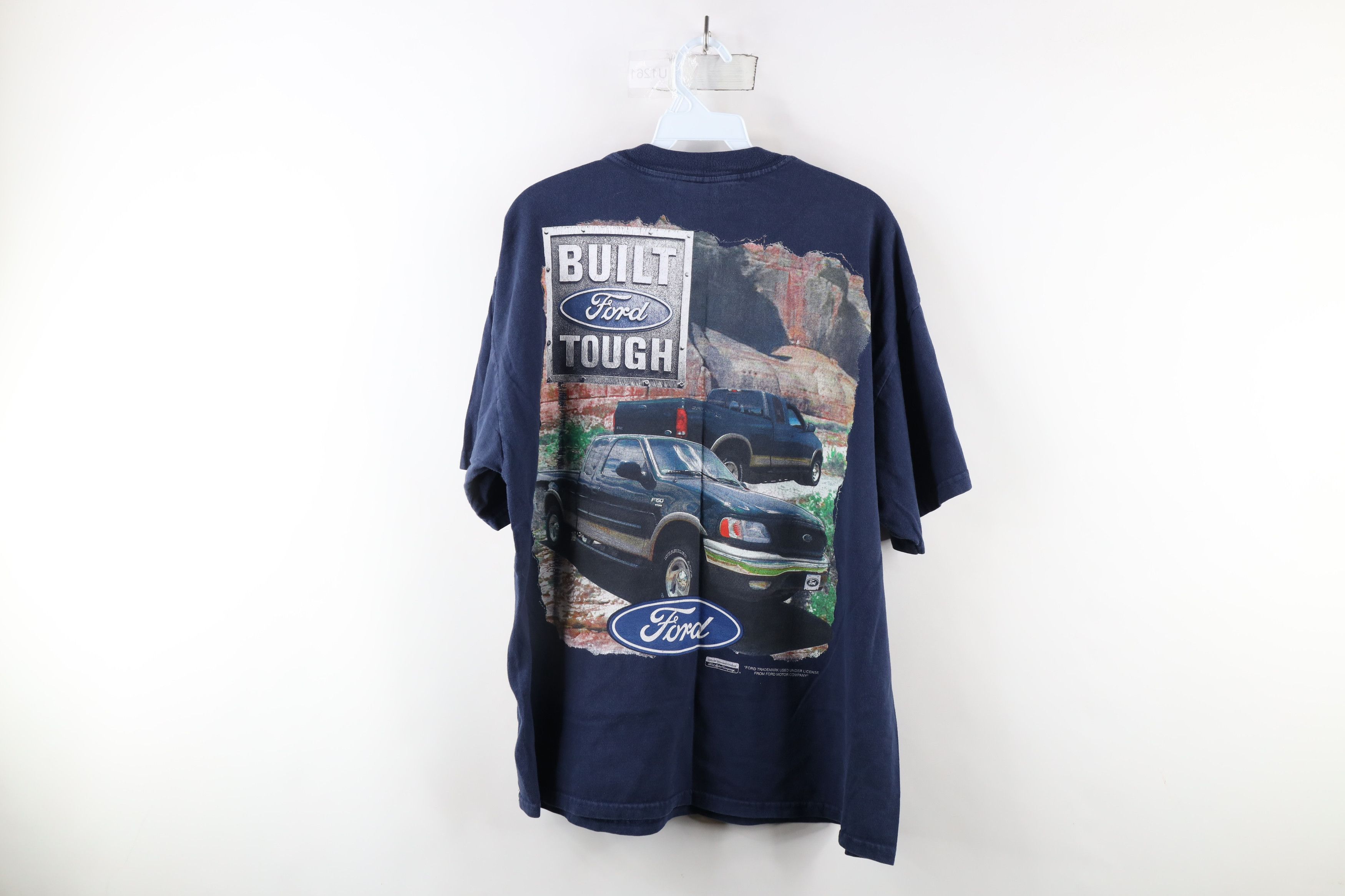 Vintage Vintage Motor Co F-150 Truck Built Ford Tough T-Shirt Blue Size US XL / EU 56 / 4 - 10 Thumbnail