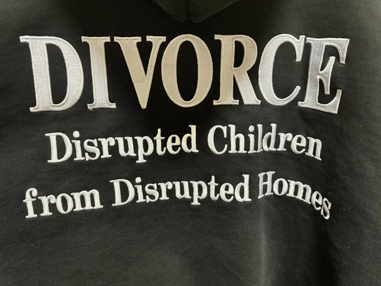 Enfants Riches Deprimes ERD Exclusive 1/4 BLACK DIVORCE Hoodie Size US M / EU 48-50 / 2 - 4 Thumbnail