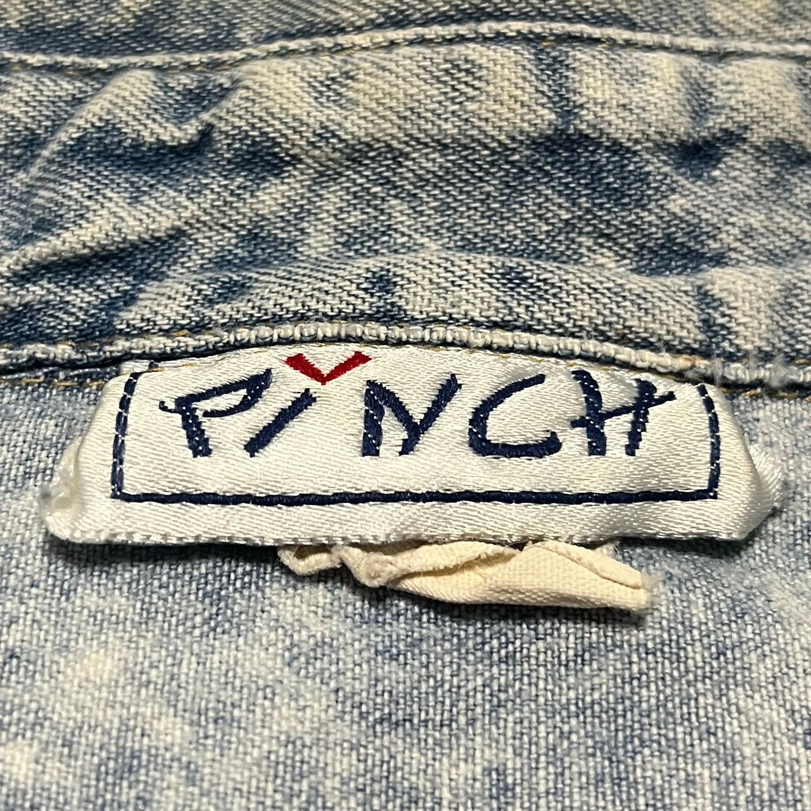 Other Vintage Pinch Denim Acid Washed Button Up Long Sleeve M / L Size US L / EU 52-54 / 3 - 3 Thumbnail