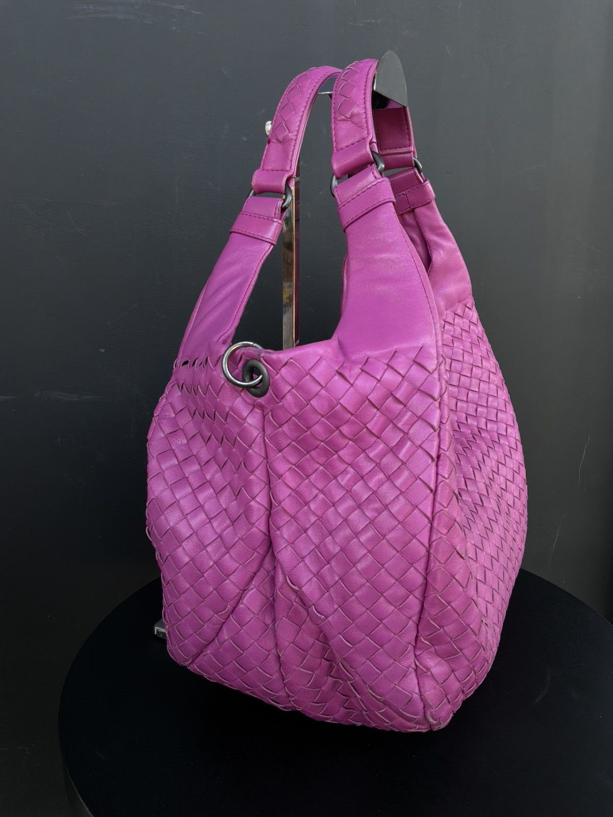 Bottega Veneta Bottega Veneta - Campana Hobo Intrecciato Nappa Leather Size ONE SIZE - 9 Thumbnail
