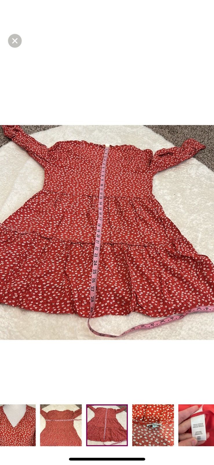Rails Rails xxs everly carmine daisies mini dress Size XXS / US 00 / IT 34 - 6 Thumbnail