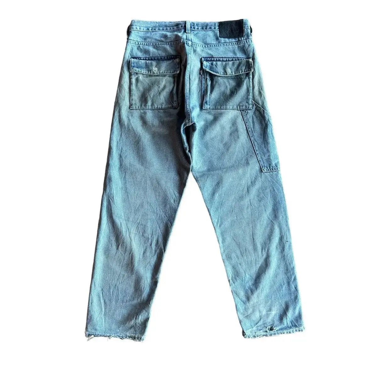 Levi's Made & Crafted LEVI’S MADE & CRAFT DENIM DOUBLE KNEE RIPPED WORK WEAR PANTS Size US 30 / EU 46 - 2 Thumbnail