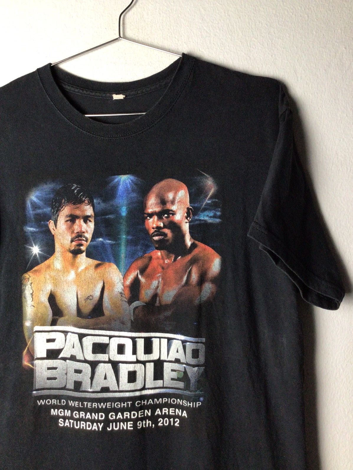 Rap Tees × Vintage Pacquiao VS Bradley 2012 Size US L / EU 52-54 / 3 - 1 Thumbnail