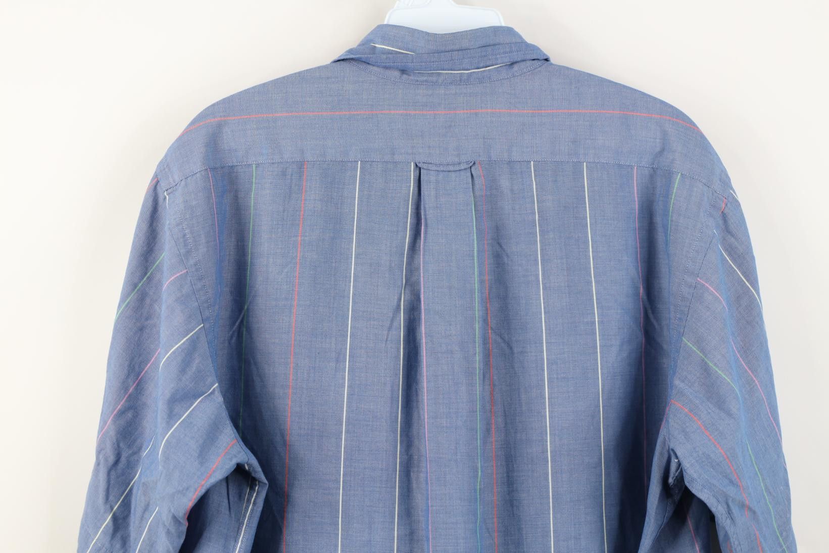 Vintage Vintage 90s Streetwear Tailoring Striped Button Down Shirt Size US L / EU 52-54 / 3 - 11 Thumbnail