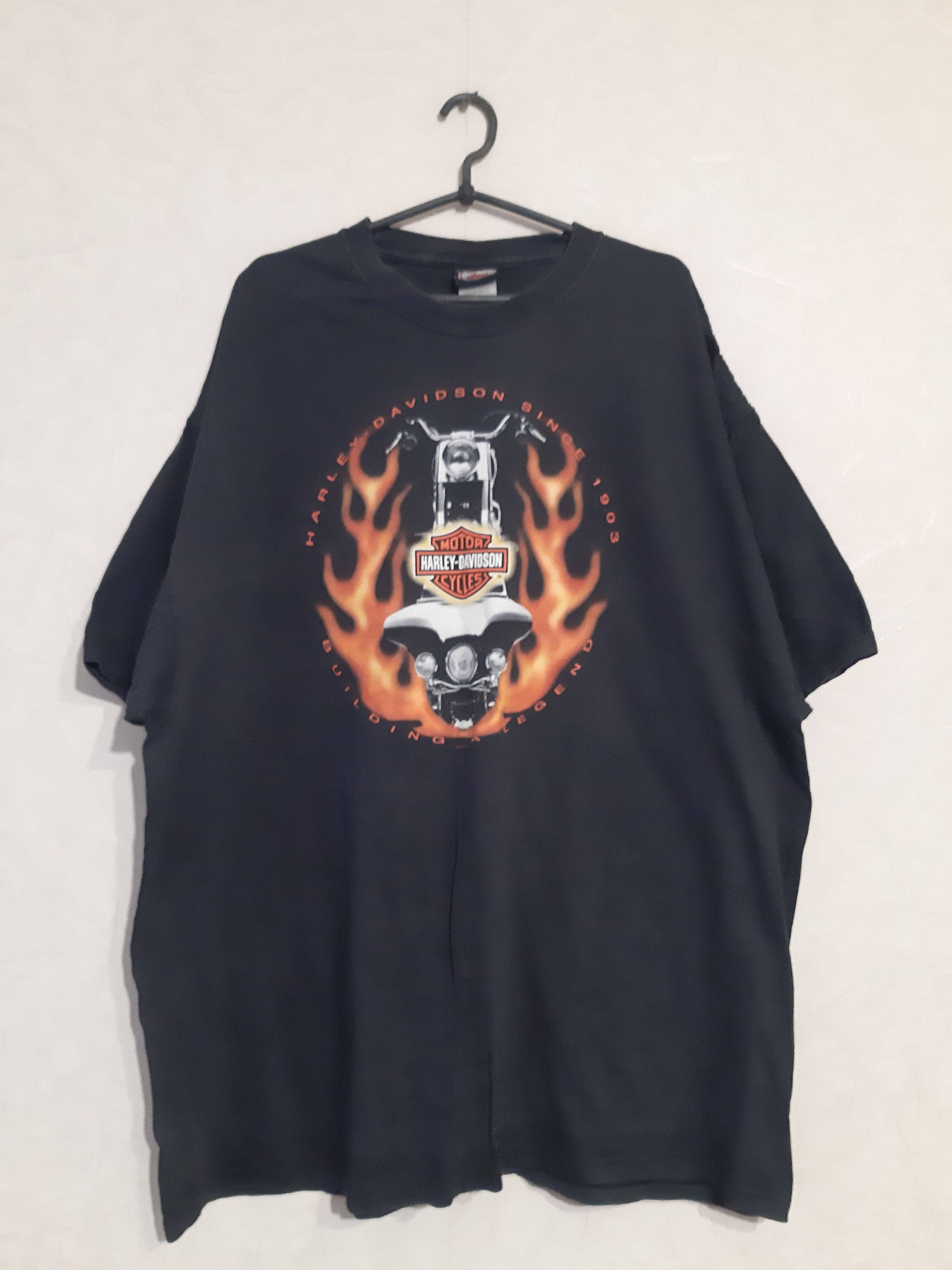 Harley Davidson × Vintage Vintage Harley Davidson 3XL jeresy Size US XXL / EU 58 / 5 - 1 Thumbnail