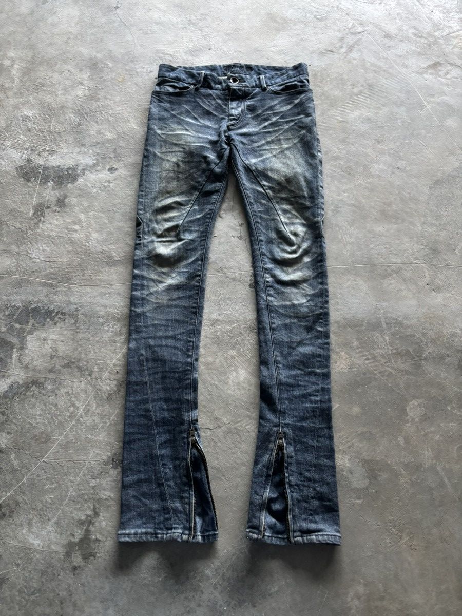 Japanese Brand johnny wolf tiger stripe design japanese zipper skinny flare Size US 30 / EU 46 - 2 Thumbnail